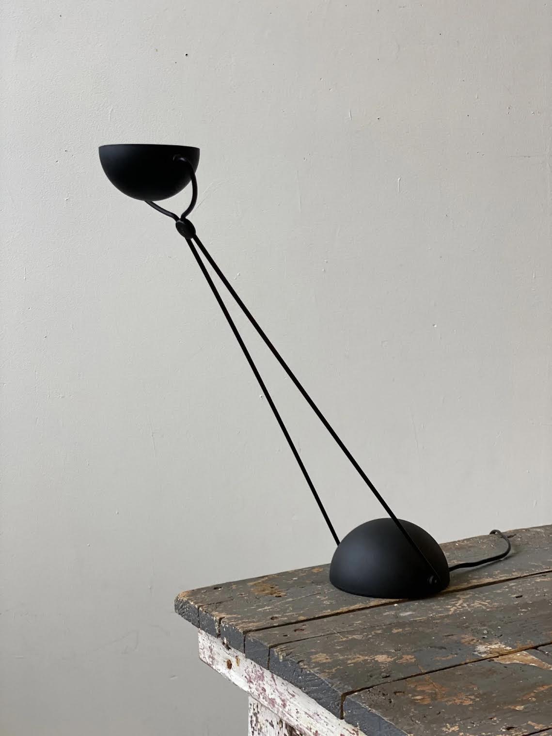 Vintage 1970's Italian Sundial Table Lamp by Paolo Pica for Stefano Cevoli Modern